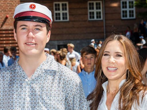 Crown Prince Christian of Denmark Celebrates His High School Graduation