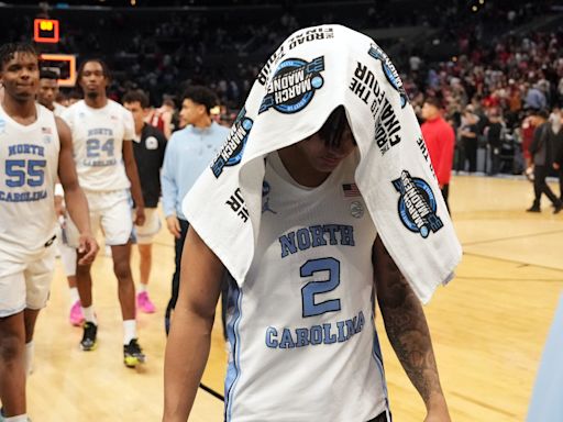 UNC basketball coach Hubert Davis explains bench minutes after loss to Alabama