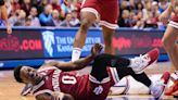 IU basketball point guard Xavier Johnson suffers injury vs. Kansas, out for rest of game