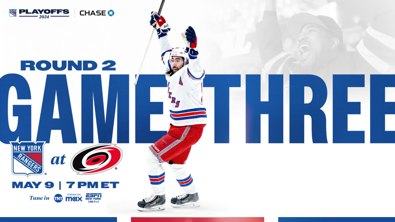 Pregame Notes: Game Three at Hurricanes | New York Rangers