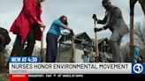 Hartford Healthcare workers plant trees ahead of Earth Day