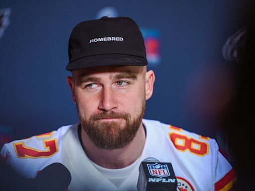 Travis Kelce makes confession after appearing on stage with Taylor Swift at Wembley