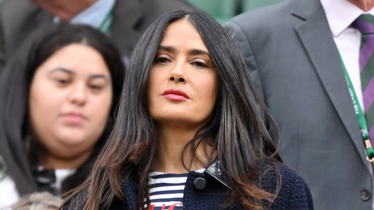 Salma Hayek Reminds Us That Embracing Your Grays Couldn’t Be Chicer