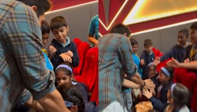 Internet Goes 'Awww' as Kartik Aaryan Makes Weeping Little Fan Smile - WATCH