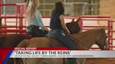 TAKING LIFE BY THE REINS: Barrel racer works to get back in the saddle after injury
