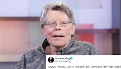 Stephen King shares his 2 line review of 'A Quiet Place: Day One'