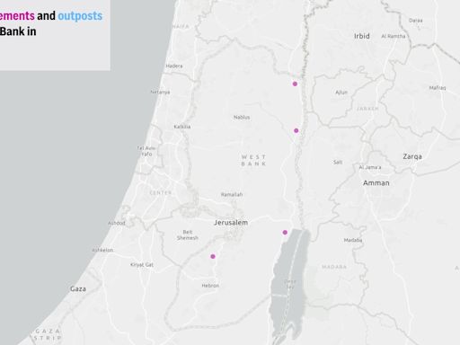 A look at how settlements have grown in the West Bank over the years