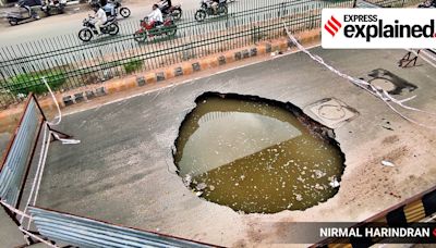 Roads in Ayodhya and Ahmedabad cave-in: What causes road cave-ins — and how can they be avoided