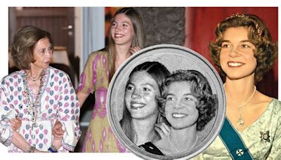 La infanta Sofía e Irene de Grecia, dos caras de la misma moneda