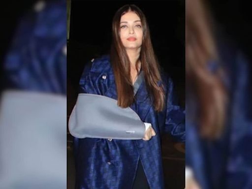 Injured Aishwarya Rai Bachchan Enroute Cannes. "No One Is As Professional As Her," Says The Internet
