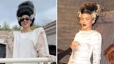 Kourtney Kardashian Copies Kylie Jenner's Bride of Frankenstein Halloween Costume by Accident