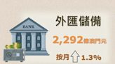 4月底外匯儲備2,292億元 按月升1.3% 增加約30億