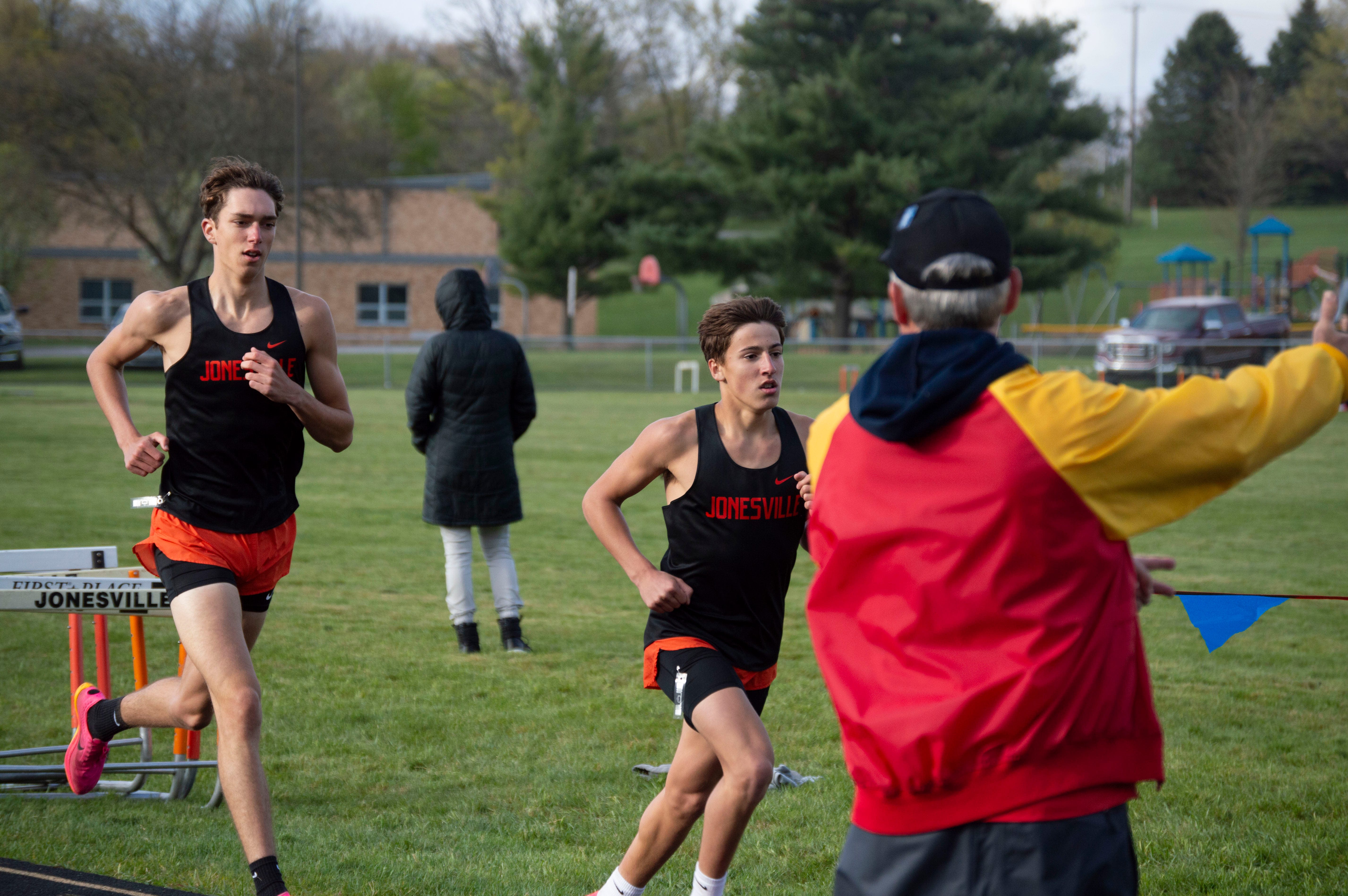 Jonesville boys track seals up the Cascades West with win over Hanover-Horton