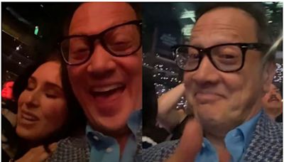 Rob Schneider asiste al concierto de Luis Miguel con su esposa