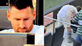 Messi reapareció públicamente tras la conquista de la Copa América: la bota para proteger el tobillo derecho que lució en el partido del Inter Miami
