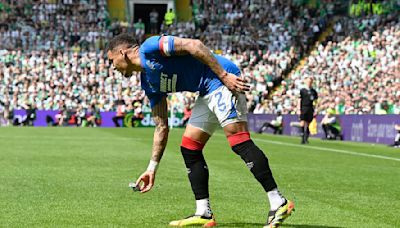 Rangers star Tavernier pelted by missiles in stormy Old Firm derby