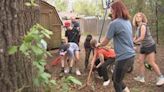 ‘Says a lot’: Dozens of volunteers continue storm clean up in Rock Hill