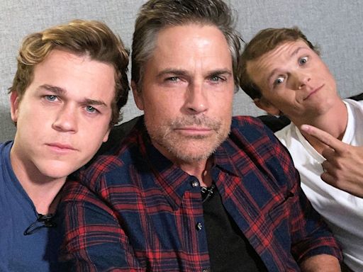 Meet Rob Lowe's two lookalike sons John Owen and Matthew — the striking family in photos