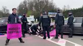 Activists protest Brussels nuclear energy summit