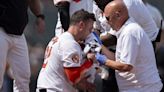'Incredibly tough' McCann stays in game after taking fastball to the face