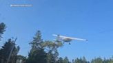 Video shows plane crashing into trees on Swan's Island