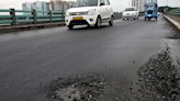 Potholes develop again on Kundannoor-Thevara bridge