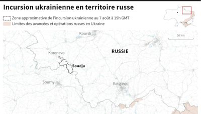 Incursion ukrainienne: la Russie doit "ressentir" les effets de "la guerre", pour Zelensky