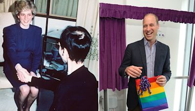 See the times the royal family showed their support for the LGBTQ+ community – from Princess Diana to Prince William