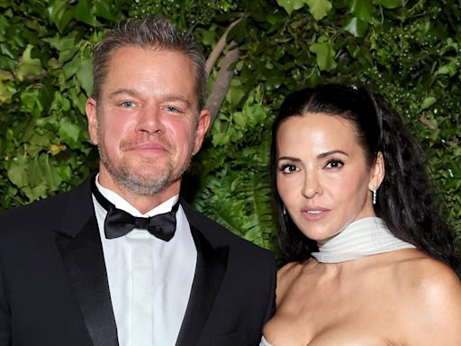 Matt Damon's Wife Luciana Barroso Wears Sneakers to Met Afterparty
