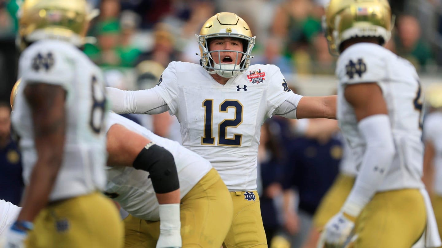 Former Notre Dame Quarterback Tyler Buchner Listed as Wide Receiver on Roster