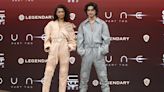 Zendaya and Timothée Chalamet Twin in Leather Jumpsuits at “Dune: Part Two” Event in South Korea