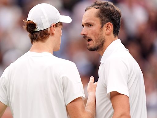 Jannik Sinner out of Wimbledon after losing five-setter with Daniil Medvedev