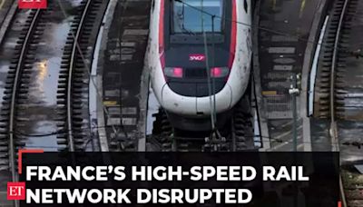 France’s high-speed rail network disrupted, ahead of Paris Olympics opening ceremony