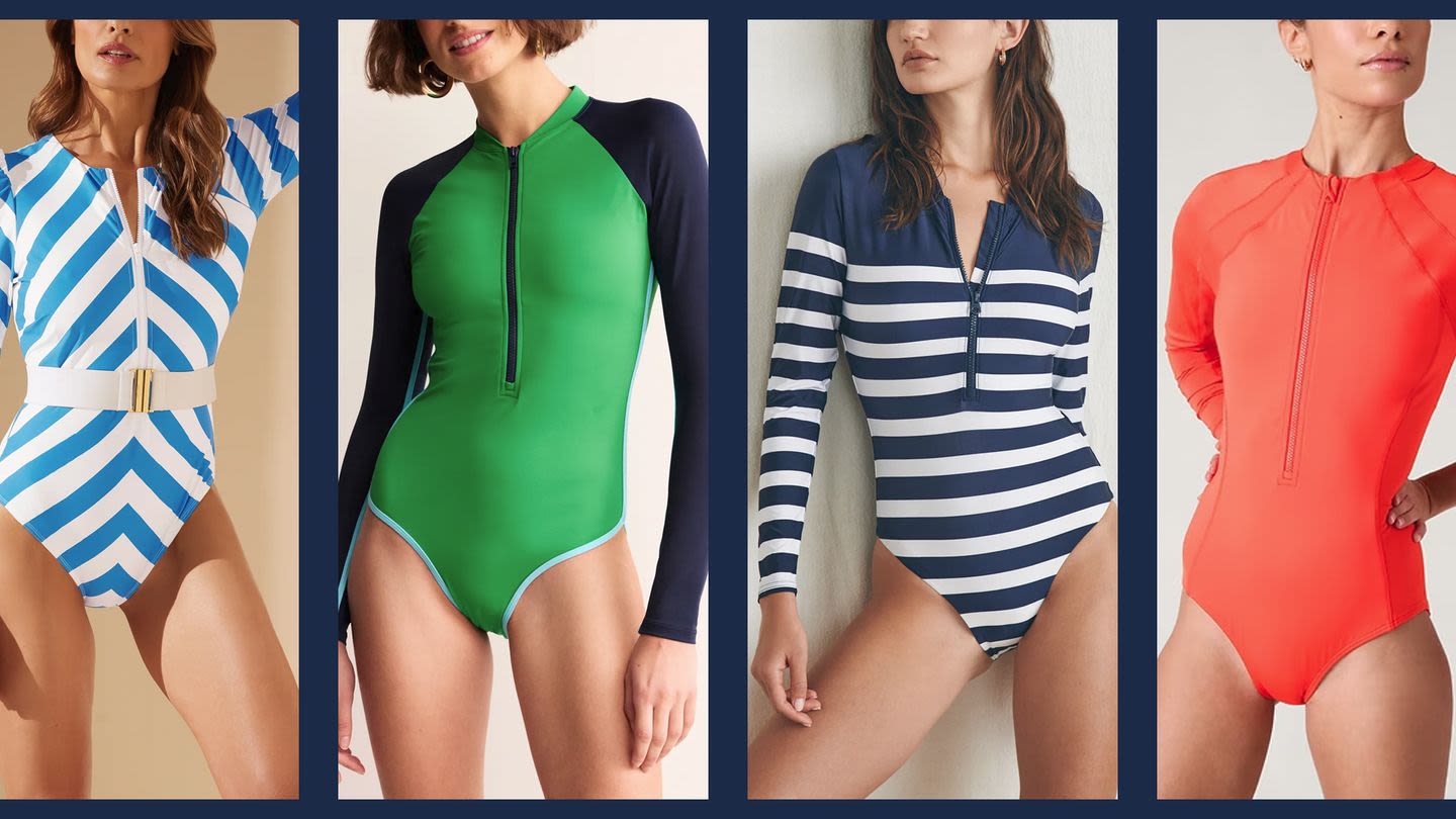 These Long-Sleeve Swimsuits Bring SPF in Style