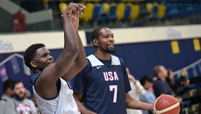 Friendly Fire: Kevin Durant Addresses Viral Photo Of Anthony Edwards Dunking On Him During Team USA Practice