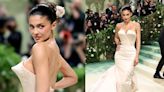 Kylie Jenner Shines in Oscar de la Renta Dress With Pointed Bra Cups on Met Gala 2024 Red Carpet