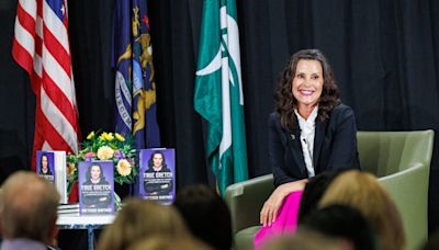 At MSU book tour event, Whitmer again says she has no plans to seek national office