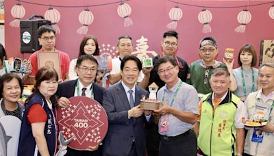 總統賴清德「回娘家」 參觀台灣美食展台南館