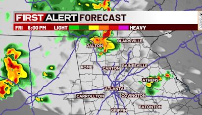 FIRST ALERT FORECAST: Dry day with isolated storms tonight