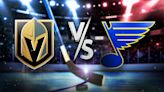 Golden Knights vs. Blues prediction, odds, pick, how to watch - 3/25/2024