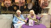 Care home centenarians enjoy festive birthdays and advise fresh air and laughter