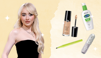 The 18 Products Sabrina Carpenter Uses For Her Glowy Makeup