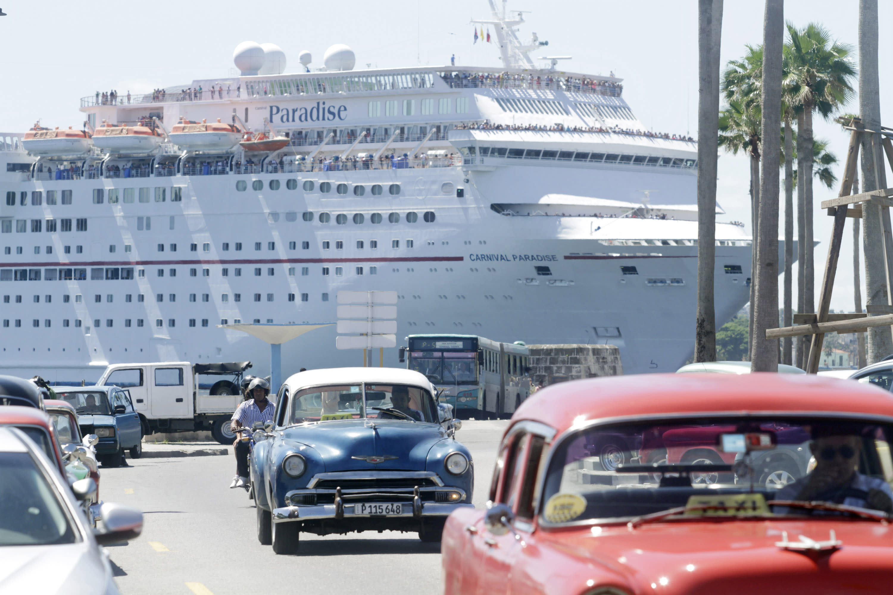 Cruise ship fight video shows chairs being thrown amid chaos