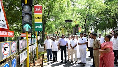 Renovated traffic park opened for public use in Erode