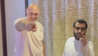 Tyson Fury sends warning to Oleksandr Usyk over Dwayne 'The Rock' Johnson movie