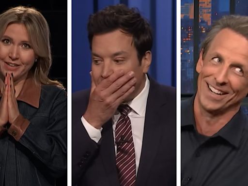 Late-Night Talk Show Hosts Continue to React to Harris Trump Debate: 'Crazy Old Man'