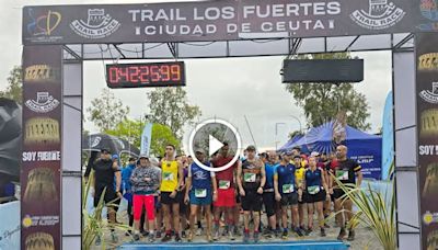 David López y Ana Constantin, ganadores del IV Trail Los Fuertes