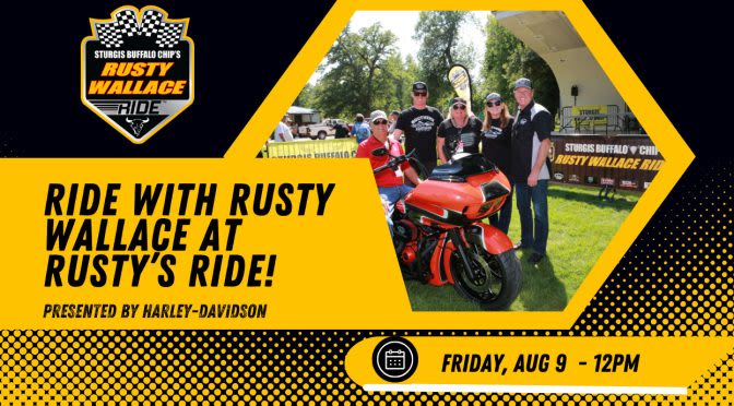 Rusty Wallace readies for Sturgis charity ride with same passion he showed in NASCAR Hall of Fame career