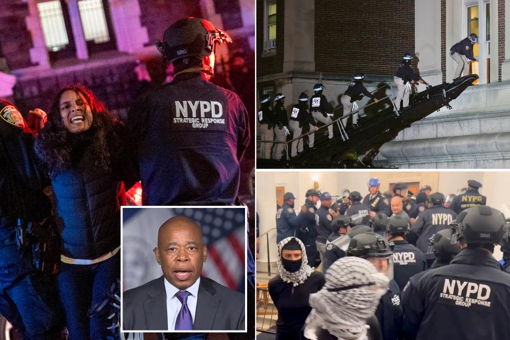 Mayor Adams demands Columbia University help pay for cost of NYPD raid on pro-terror rioters