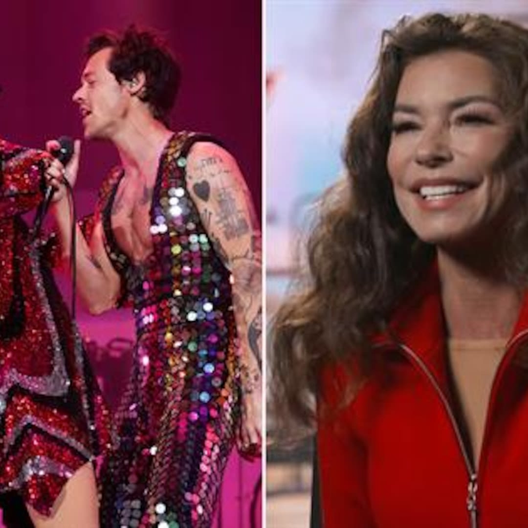 Shania Twain Admits If She Still Stays in Touch With Harry Styles (Exclusive) - E! Online